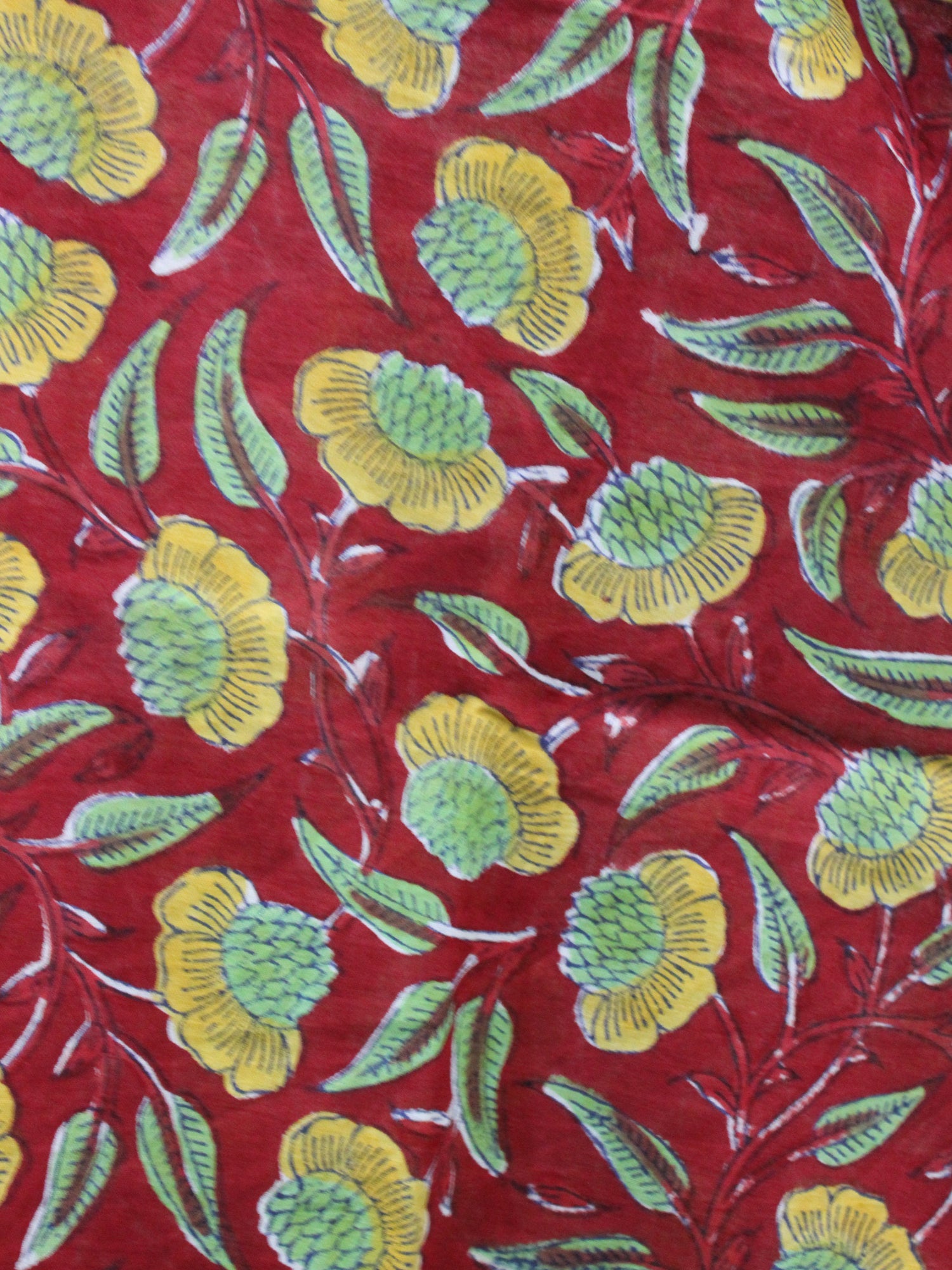 Soft 100% cotton caftan with hand block print, perfect for beach wear and casual outings. Customizable and fits up to 60" bust.