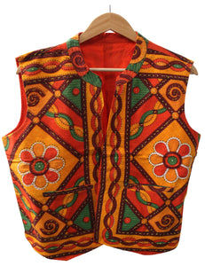 Sleeveless Jacket Hippie Casual Wear for Unisex 