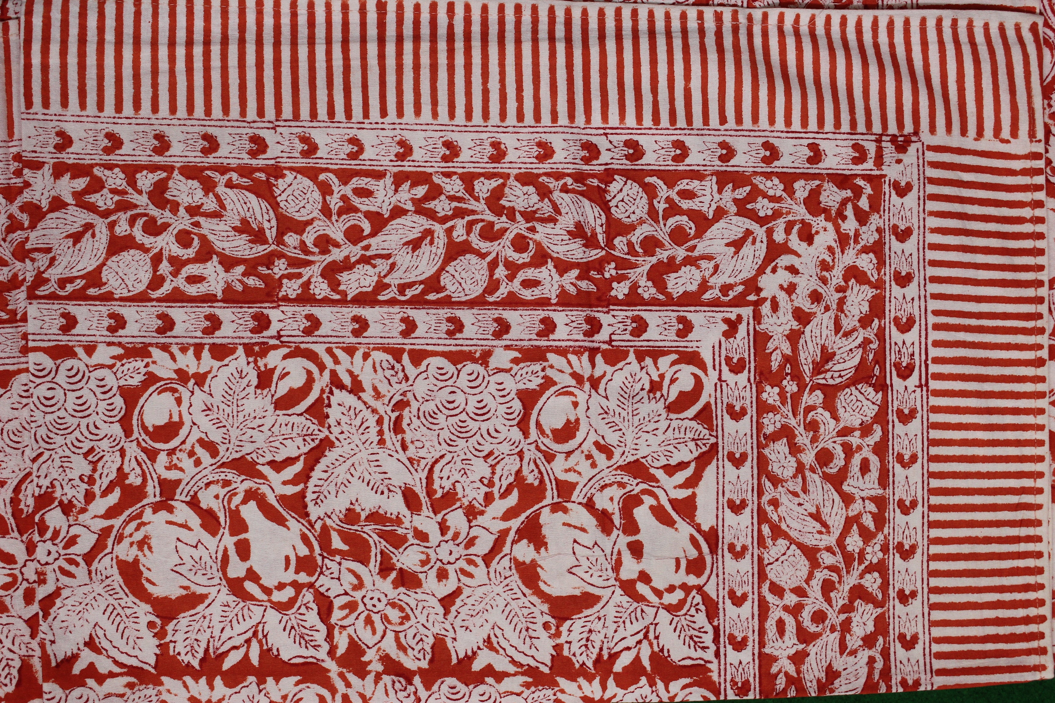 100%cotton,Boho Decor,Boho Theme,Floral,Handblock Print 100% Cotton,Rectangular