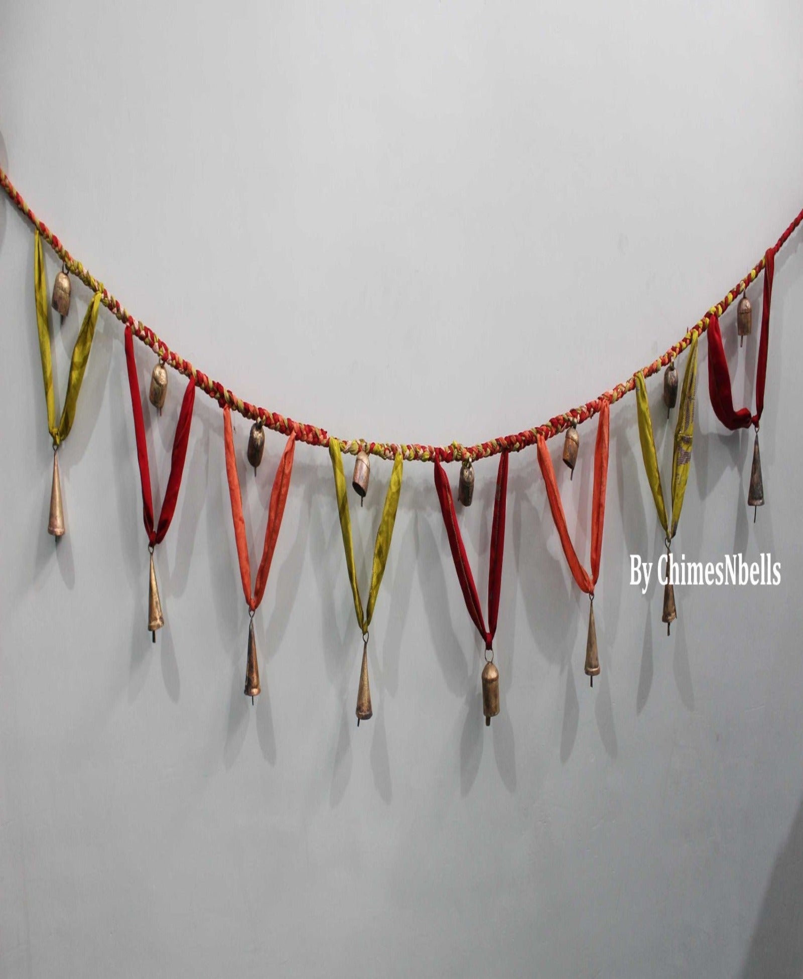 Handmade Bells Garland Fabric buntings 