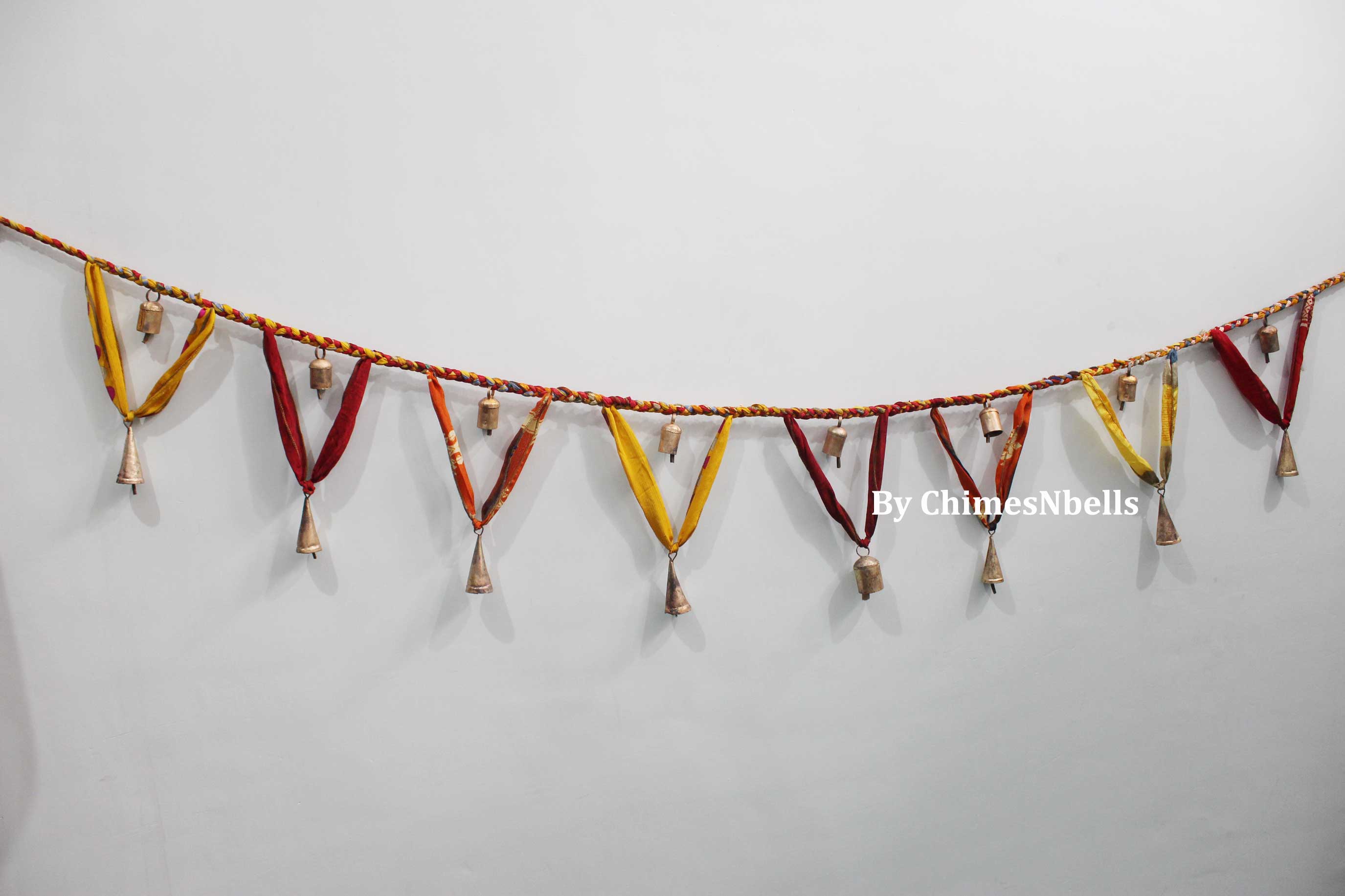 Handmade Boho Bells Garland - 1.5m Decoration