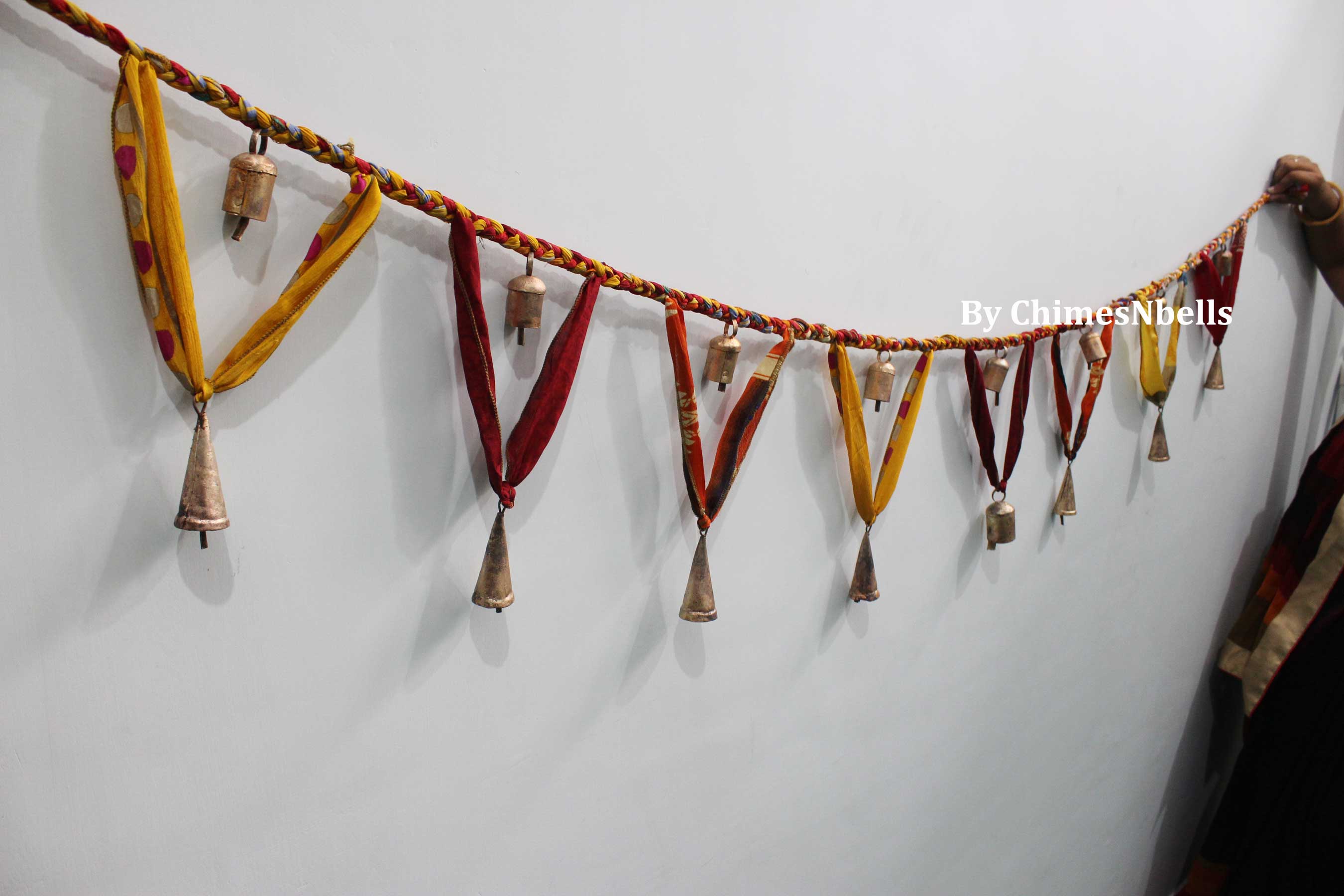 Handmade Boho Bells Garland - 1.5m Decoration