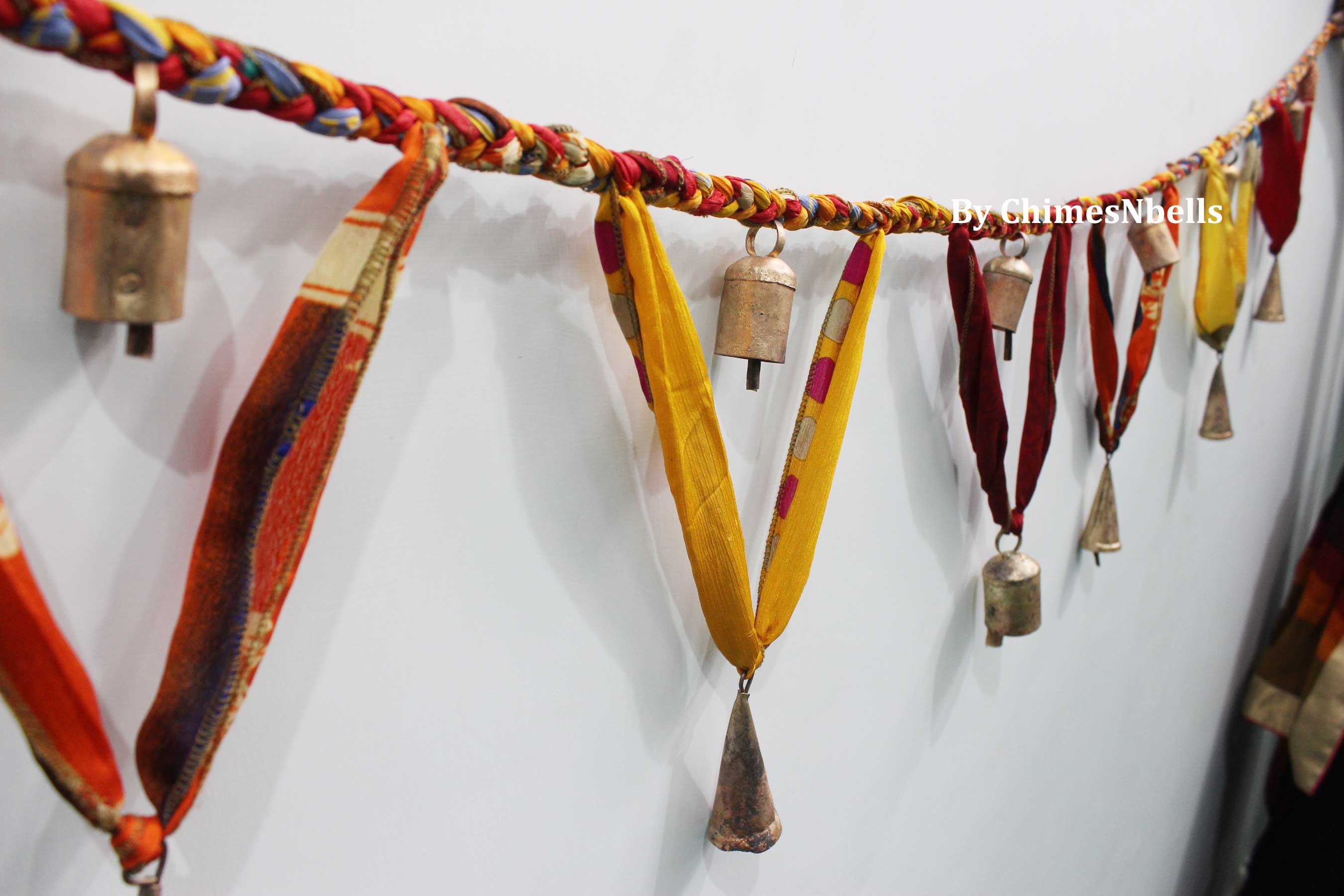 Handmade Boho Bells Garland - 1.5m Decoration