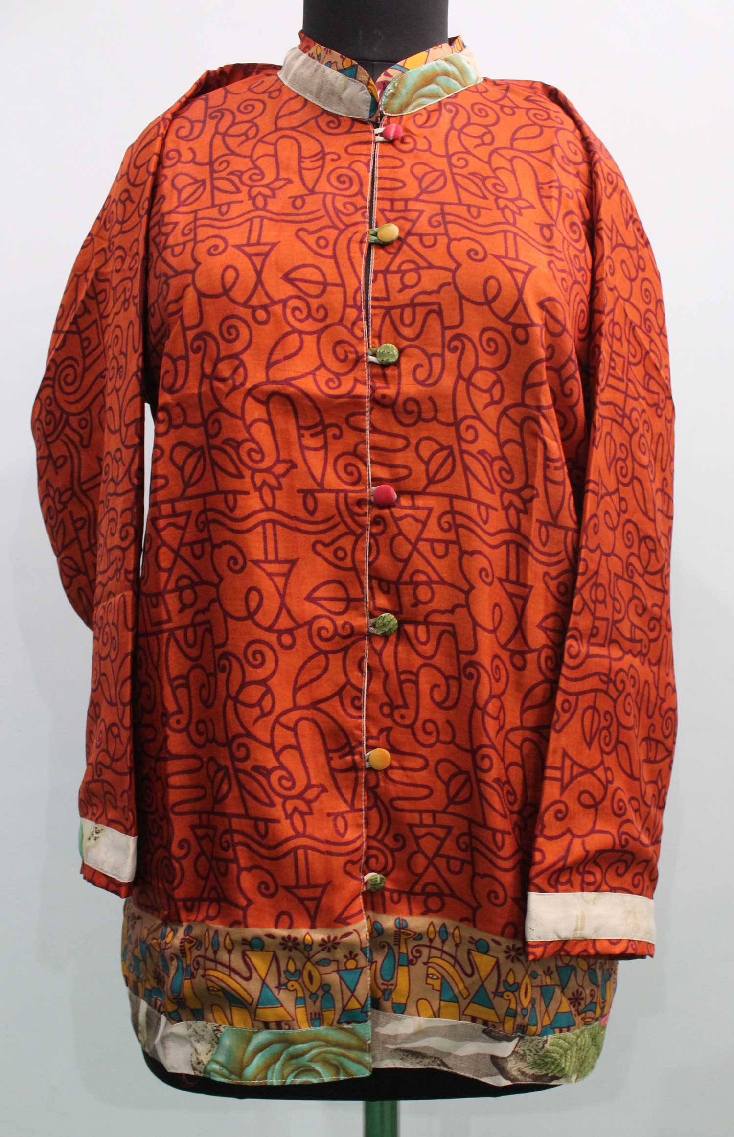 Indian Silk Sari Womens Tops and Tunics Bhoemian Fashion Wholesale Lot