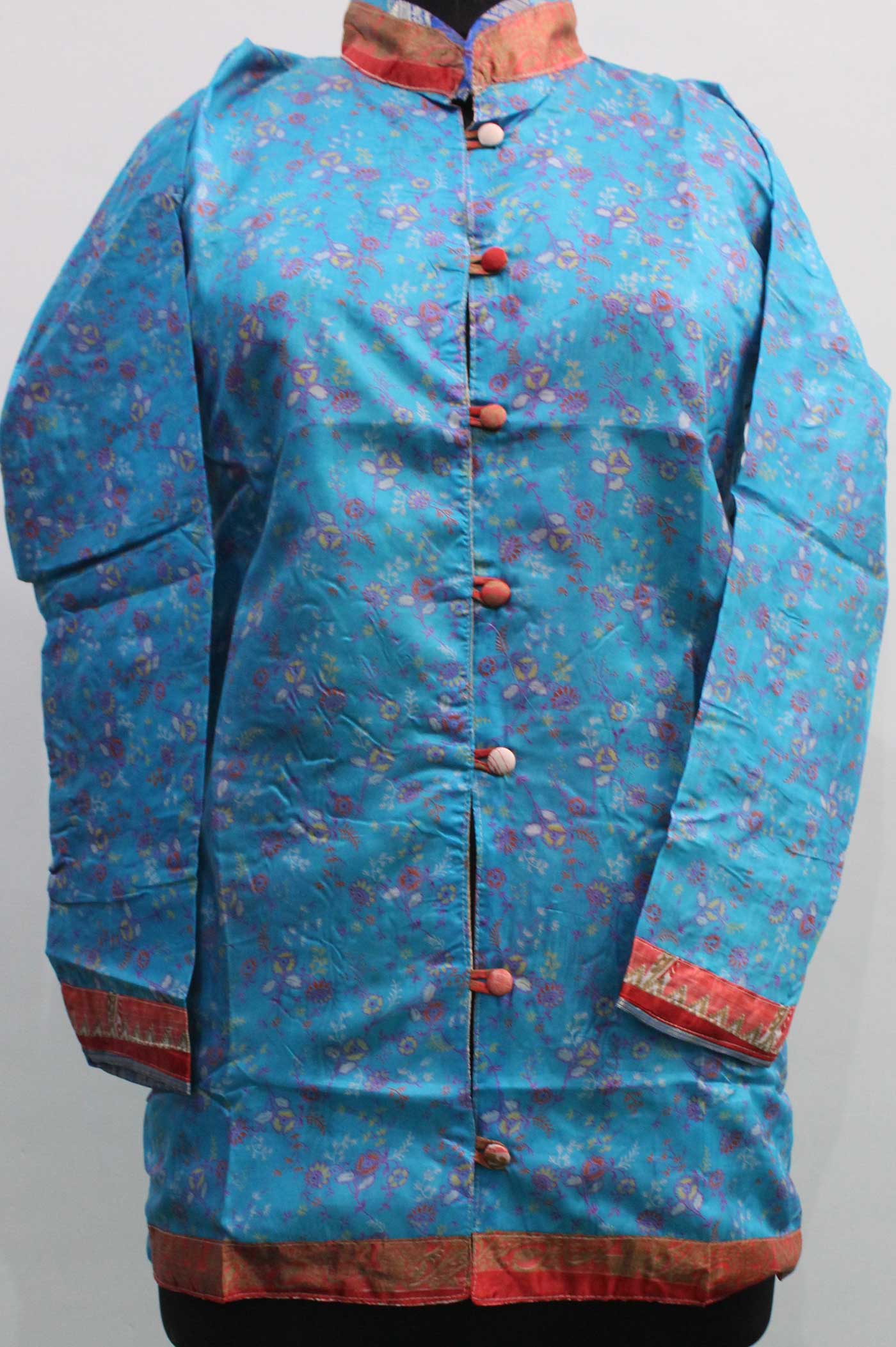 Indian Silk Sari Womens Tops and Tunics Bhoemian Fashion Wholesale Lot