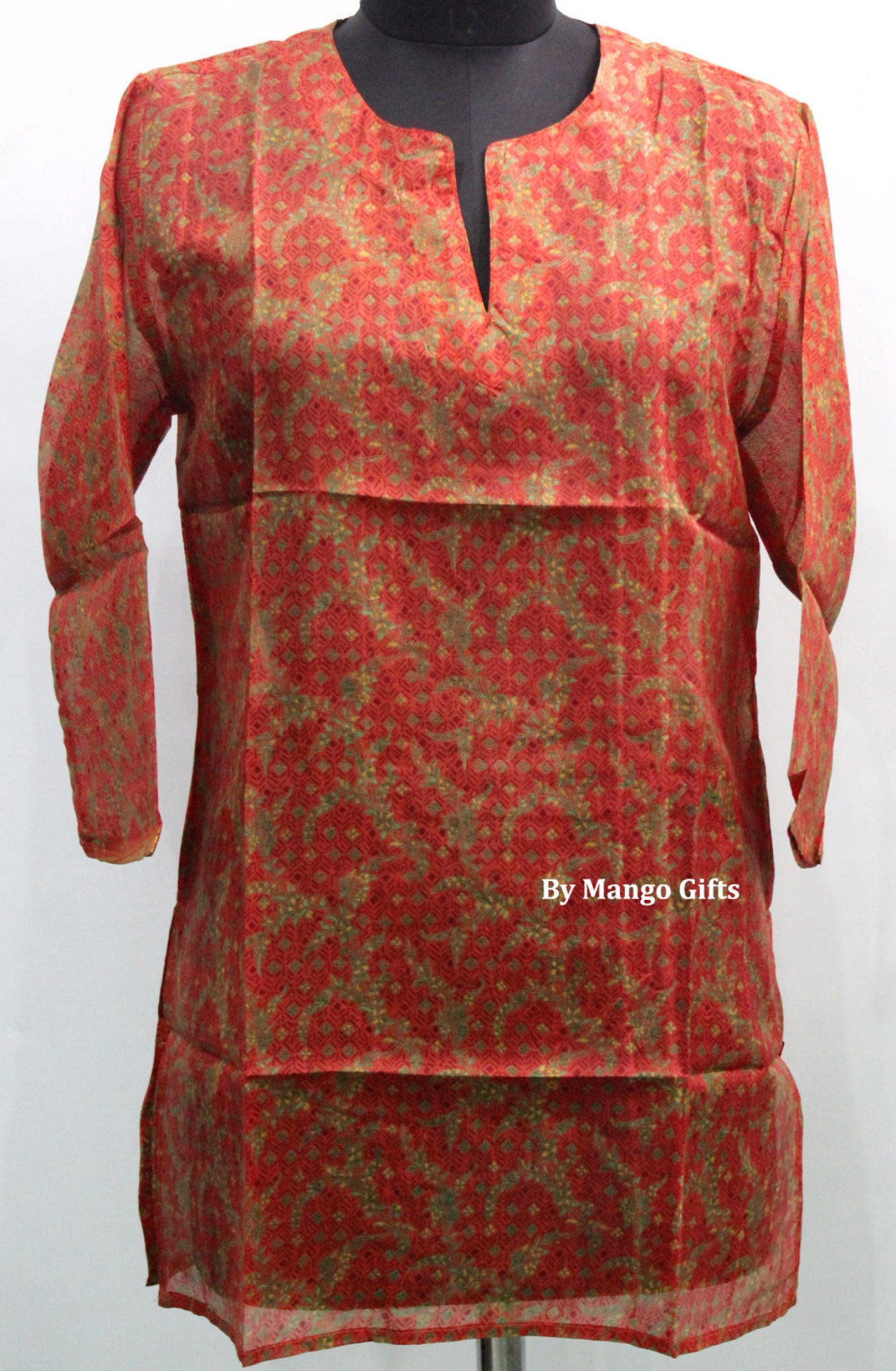 Bohemian Indian Silk Sari Blouse V-Neck Tunics Wholesale
