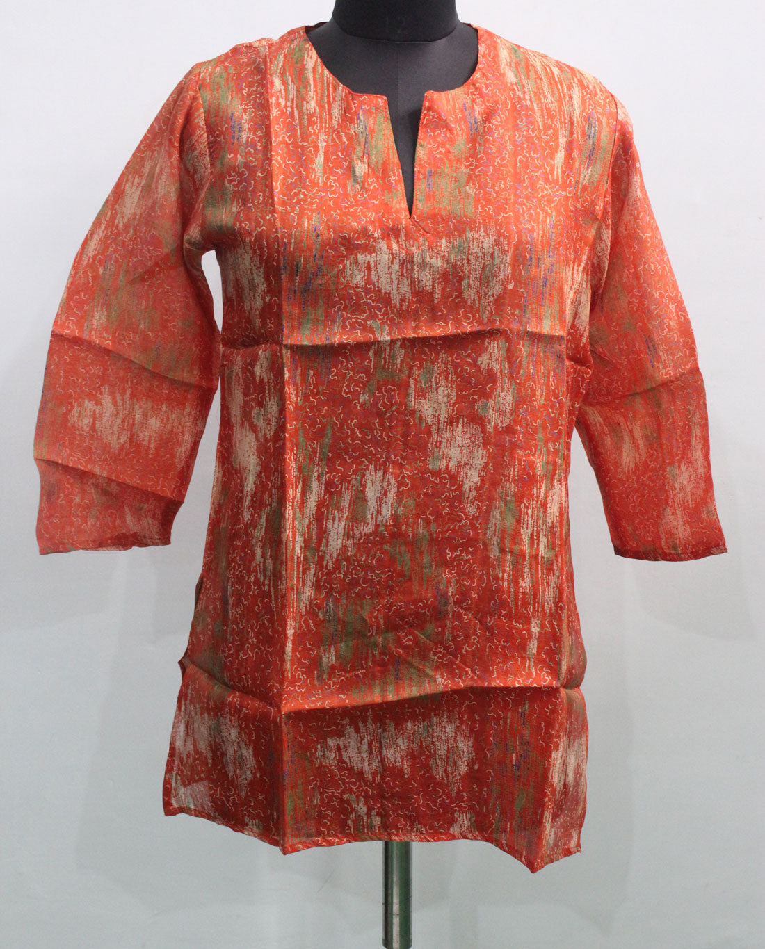 Bohemian Indian Silk Sari Blouse V-Neck Tunics Wholesale