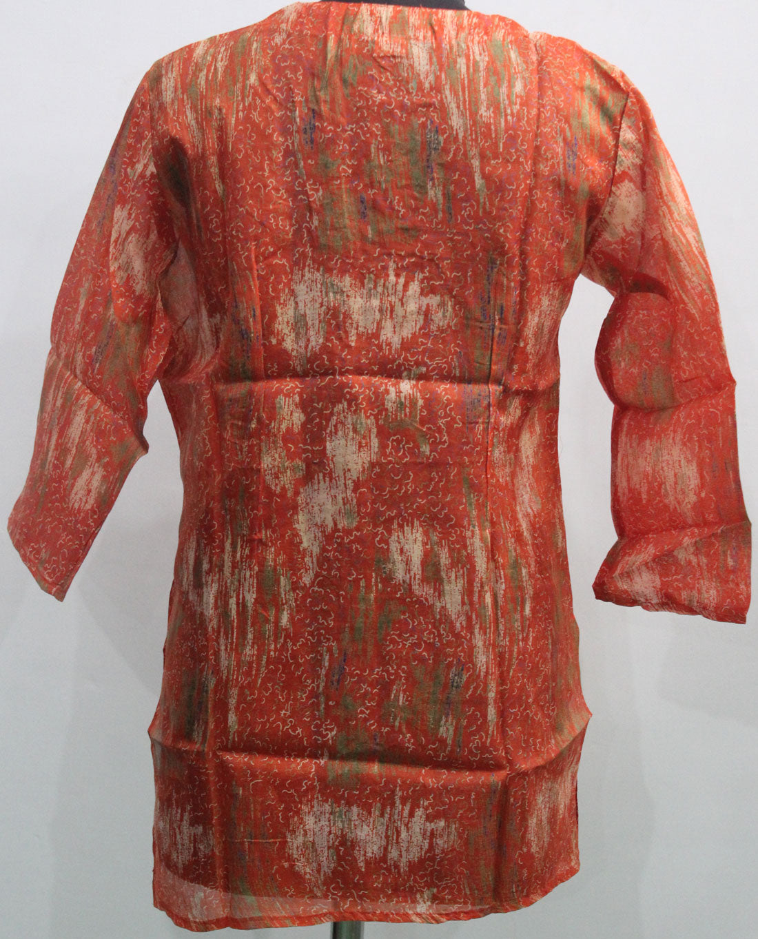 Bohemian Indian Silk Sari Blouse V-Neck Tunics Wholesale