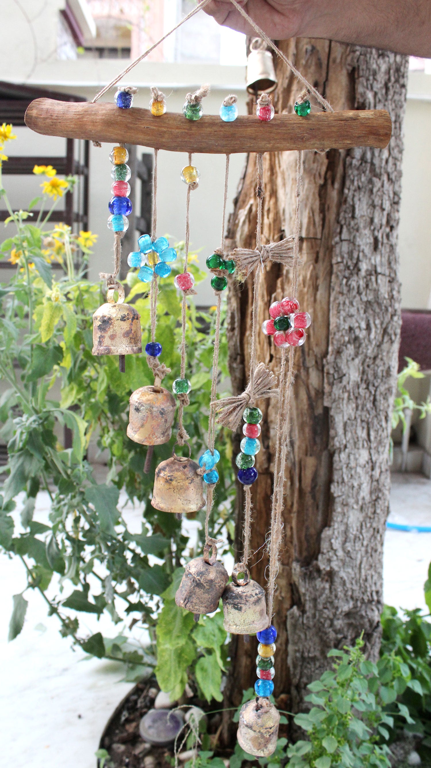 Handmade Boho Garden Hanging Chime & Sun Catcher