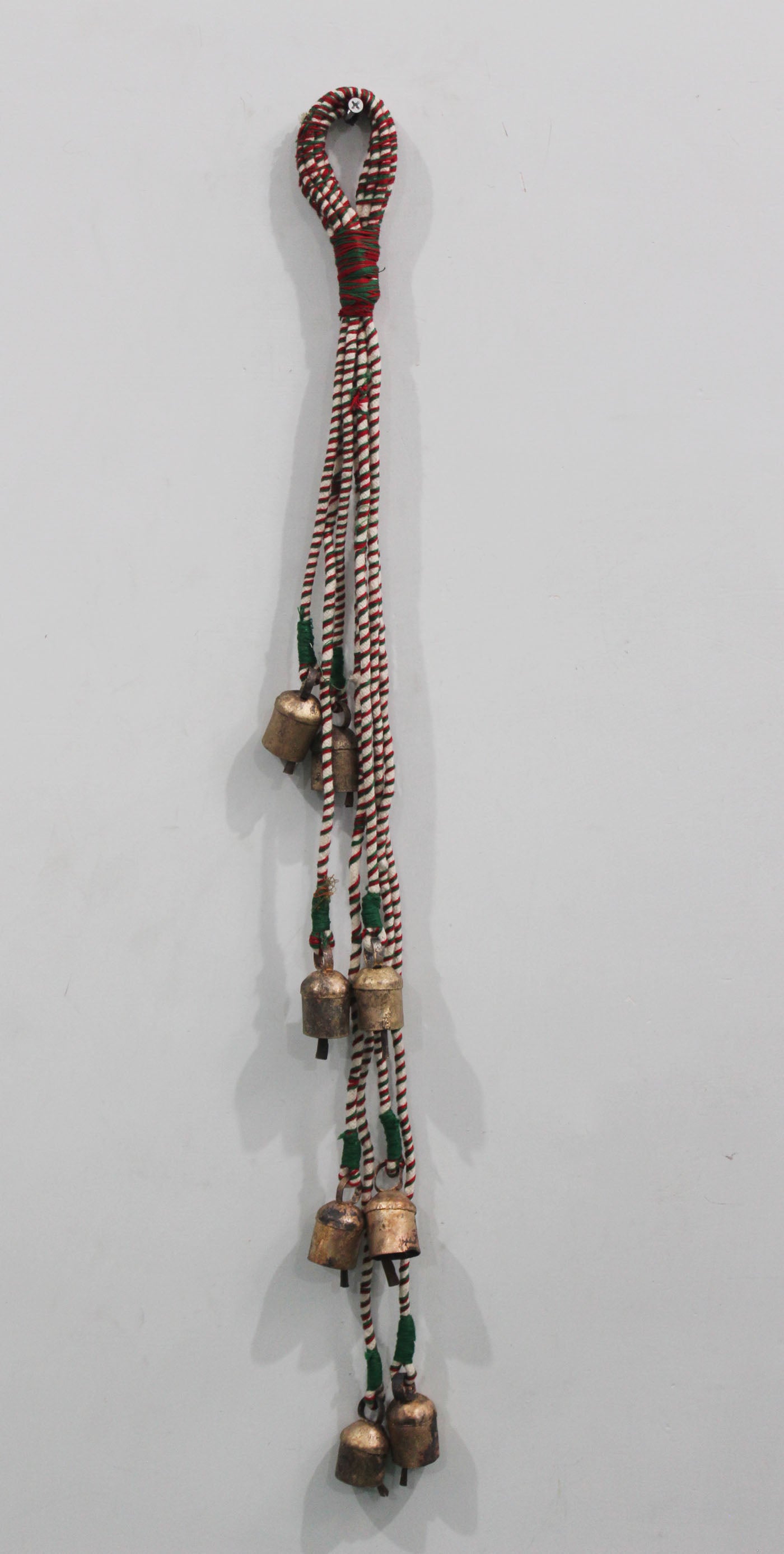 Rustic Hanging Chime with 8 Bells - Boho Decor Boho Decor,Boho Theme,Handmade,Recycled,Rustic,Rustic Vintage