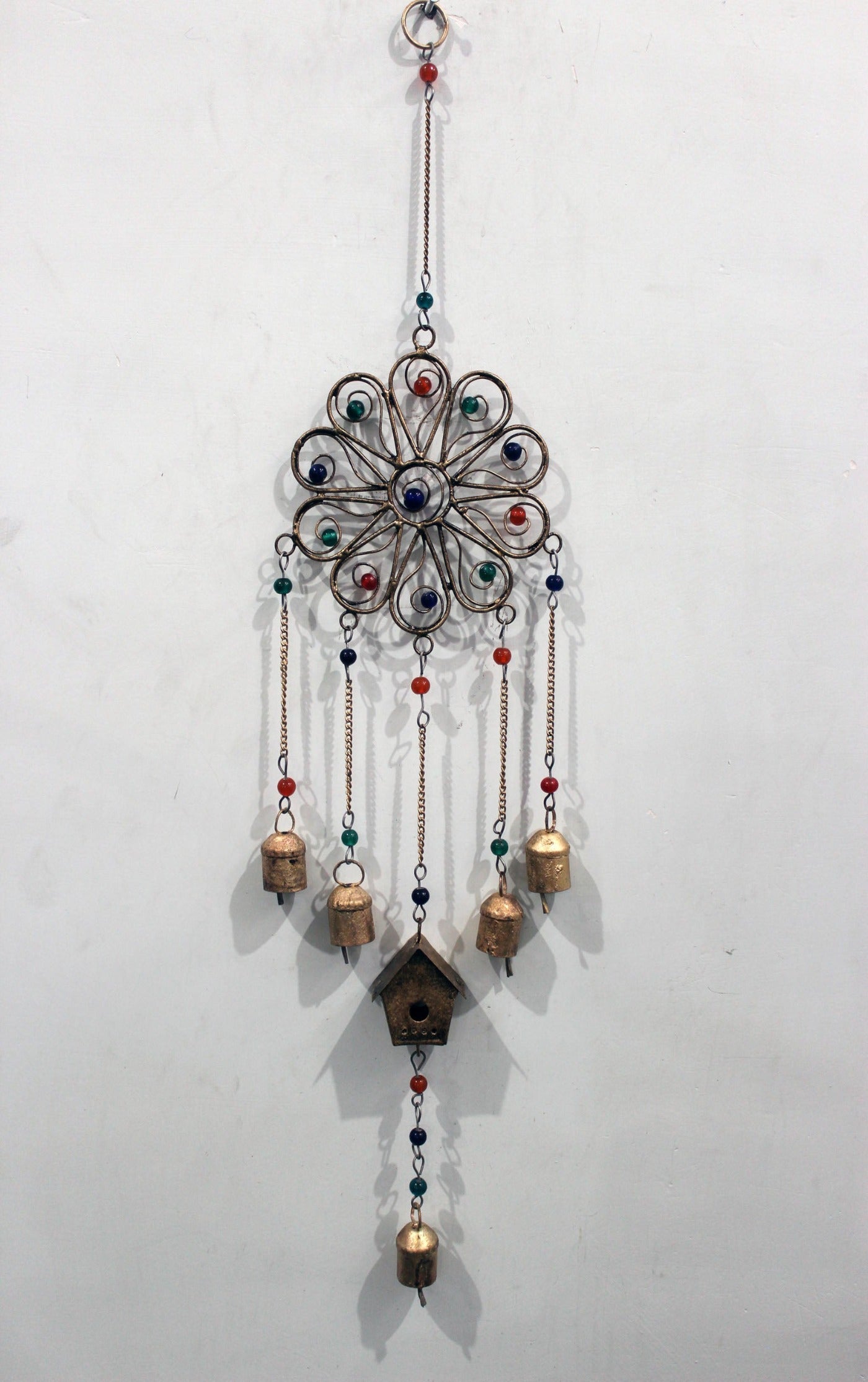 Windchime bells with beads and bells 