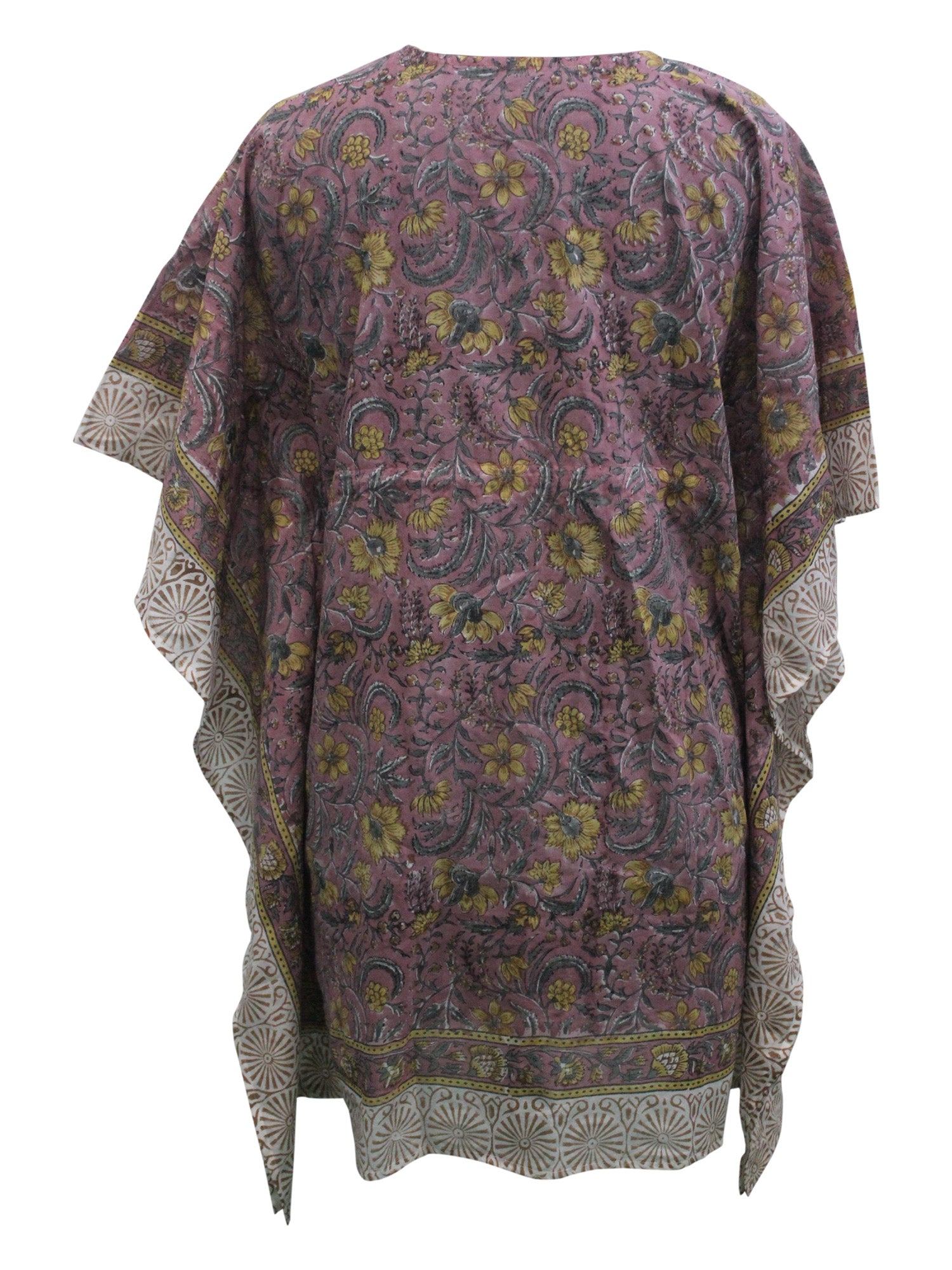 Women’s 100% Cotton Block Print Kaftan Tunic