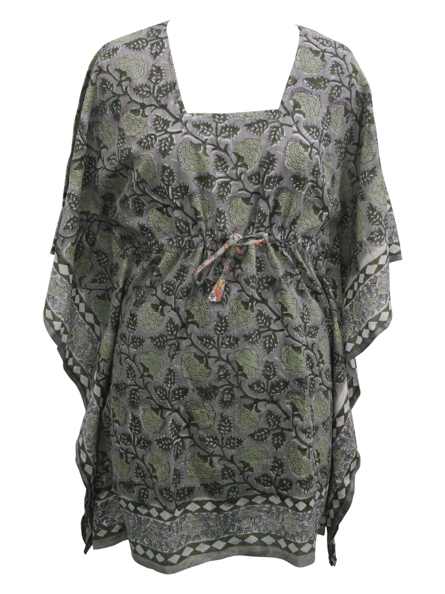 Women’s 100% Cotton Block Print Kaftan Tunic