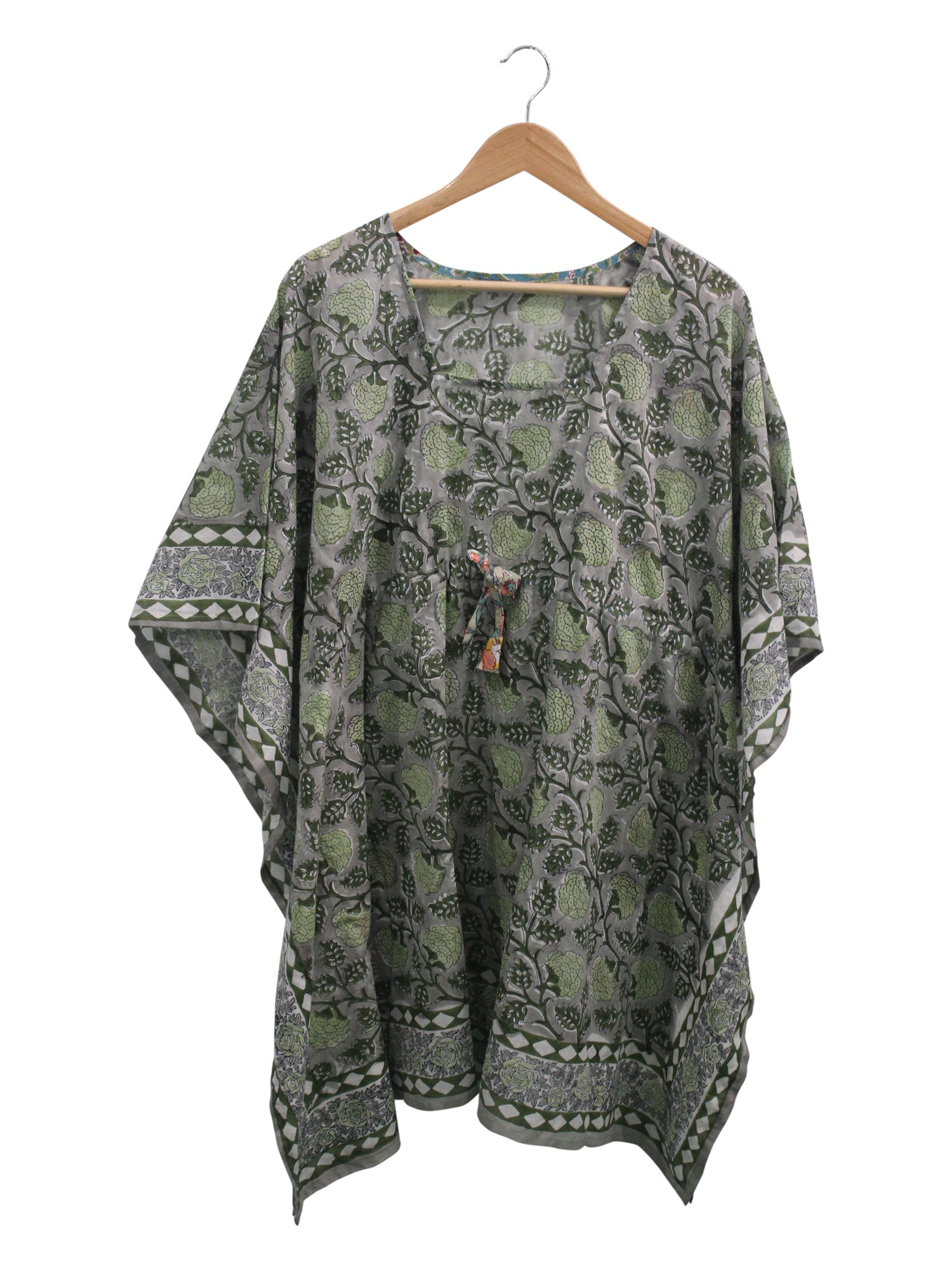 Women’s 100% Cotton Block Print Kaftan Tunic