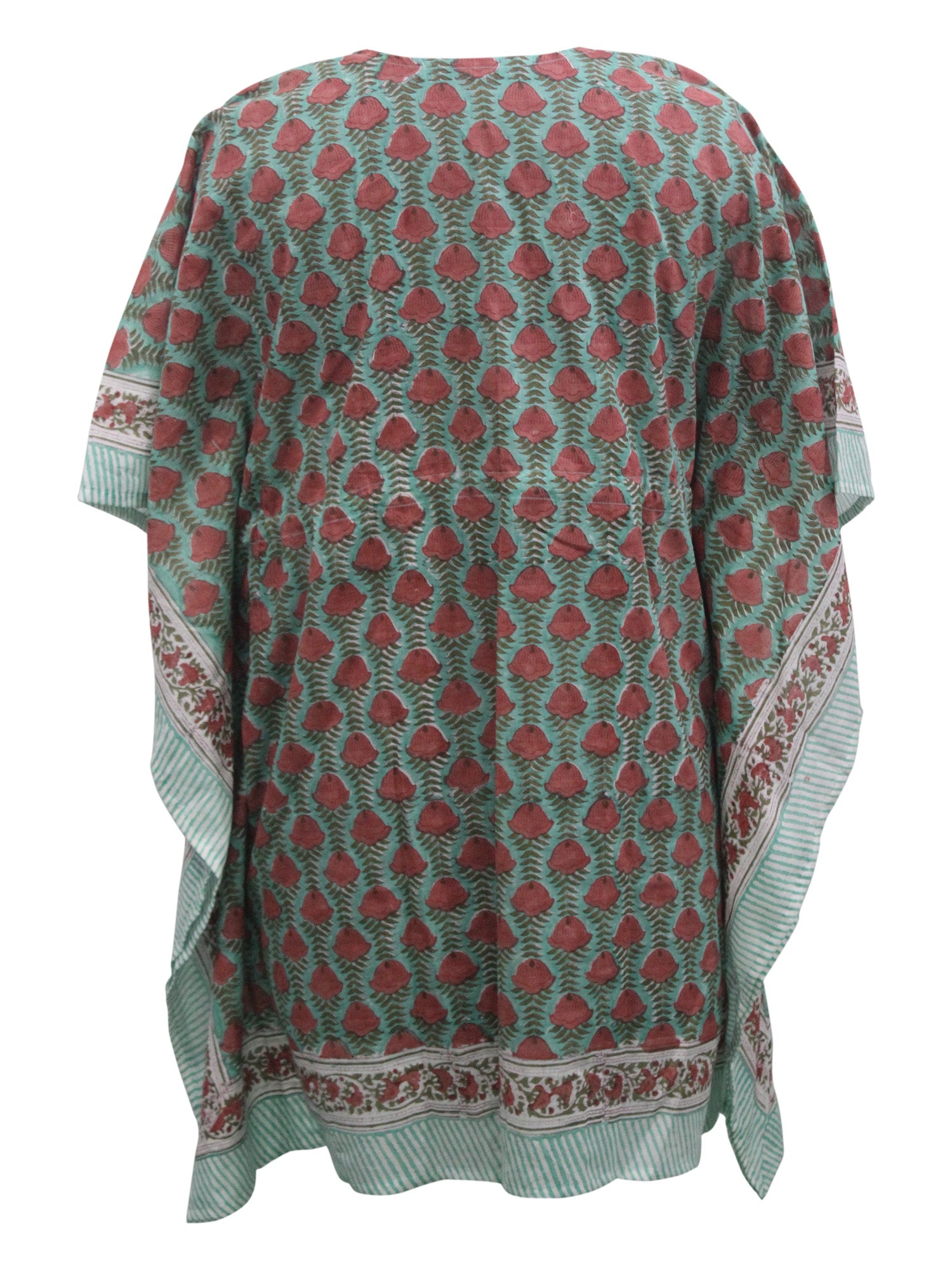 Women’s 100% Cotton Block Print Kaftan Tunic