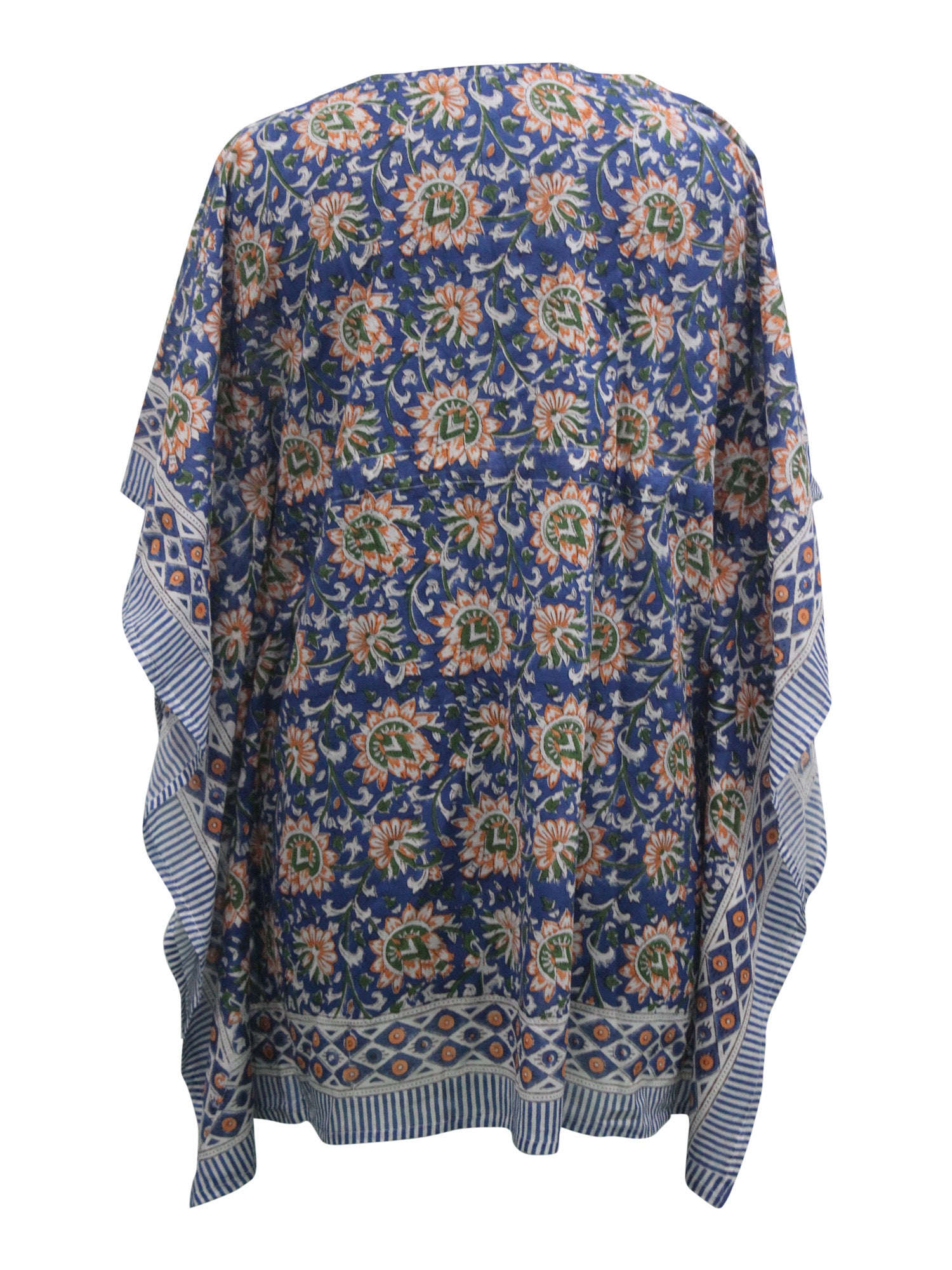 Women’s 100% Cotton Block Print Kaftan Tunic