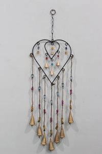 Recycled Iron Wrought Iron Hanging Wind Chime Decoration 