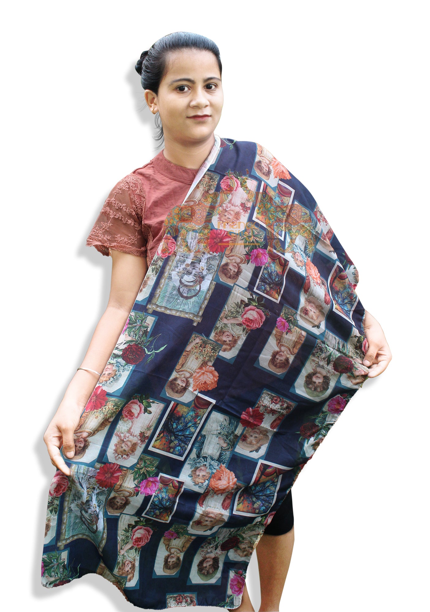 Women’s Indian Silk Sari Scarf - Wholesale Fashion Wraps
