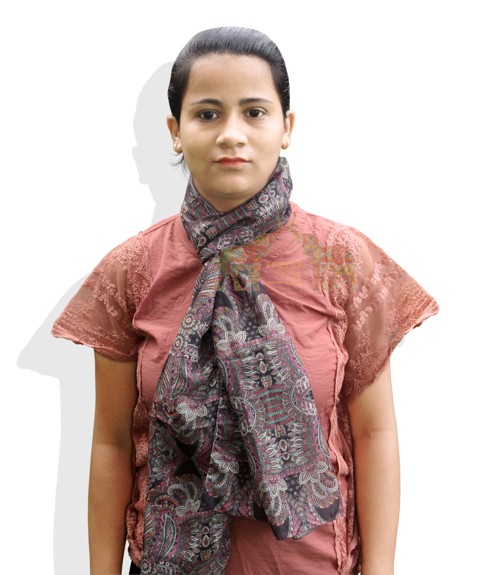 Women’s Indian Silk Sari Scarf - Wholesale Fashion Wraps