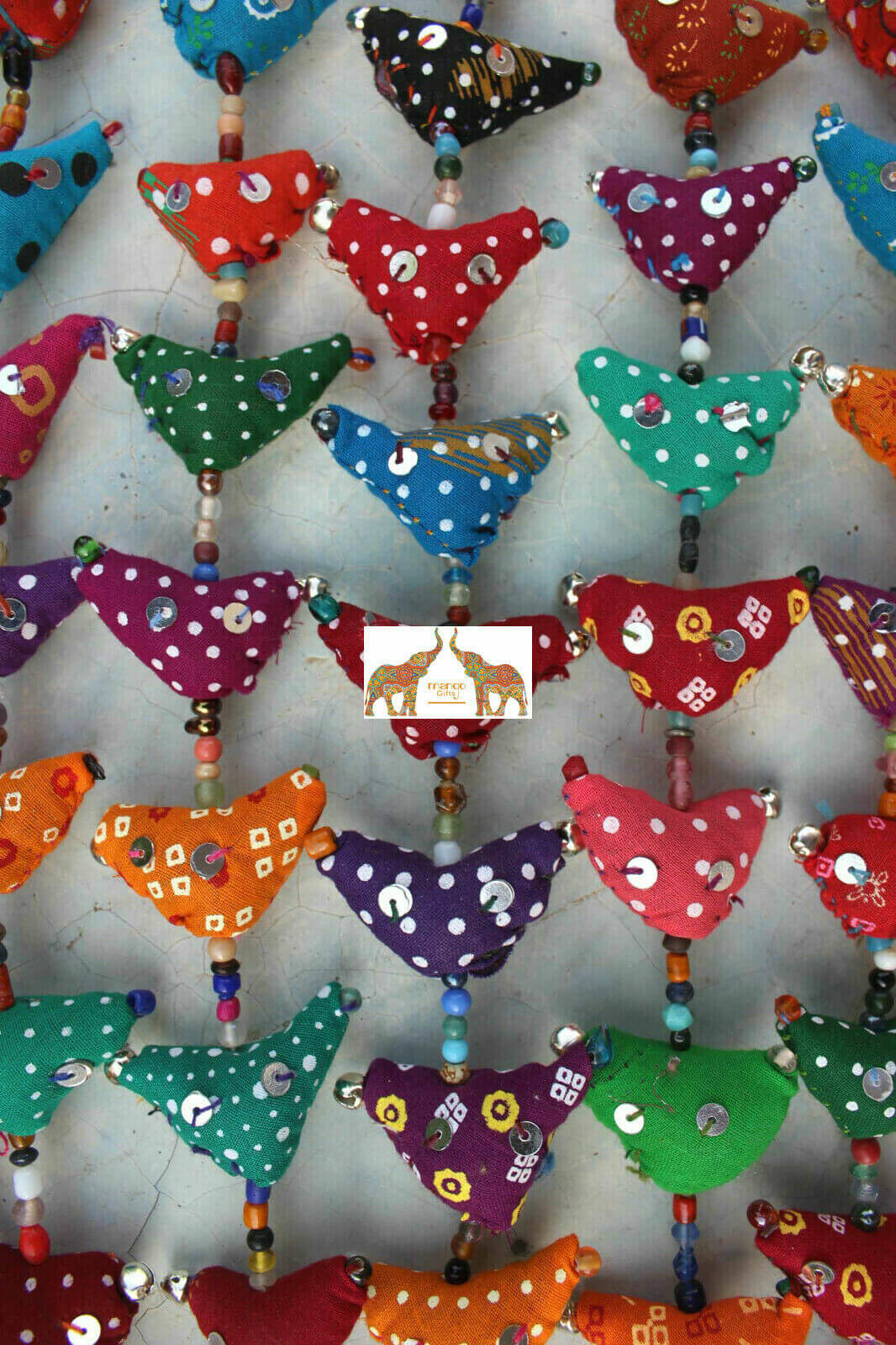 Tota Birds Bell prosperity hens Traditional Indian Hanging Decoration 