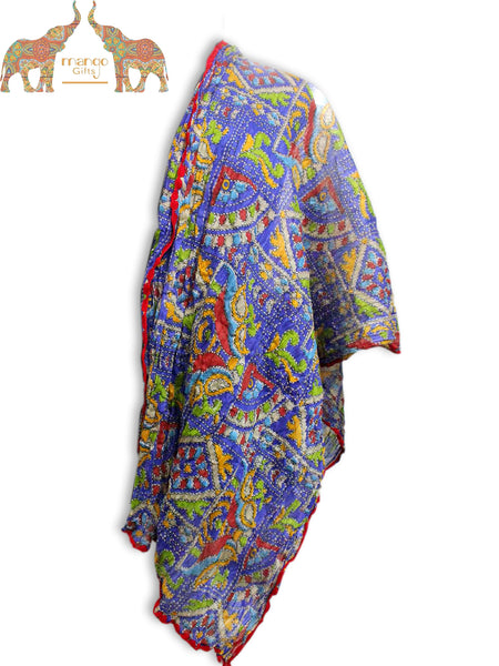 Women Fashion Cotton Tie-Dye Scarf Dupatta Multi color Boho Fashion Wholesale Lot