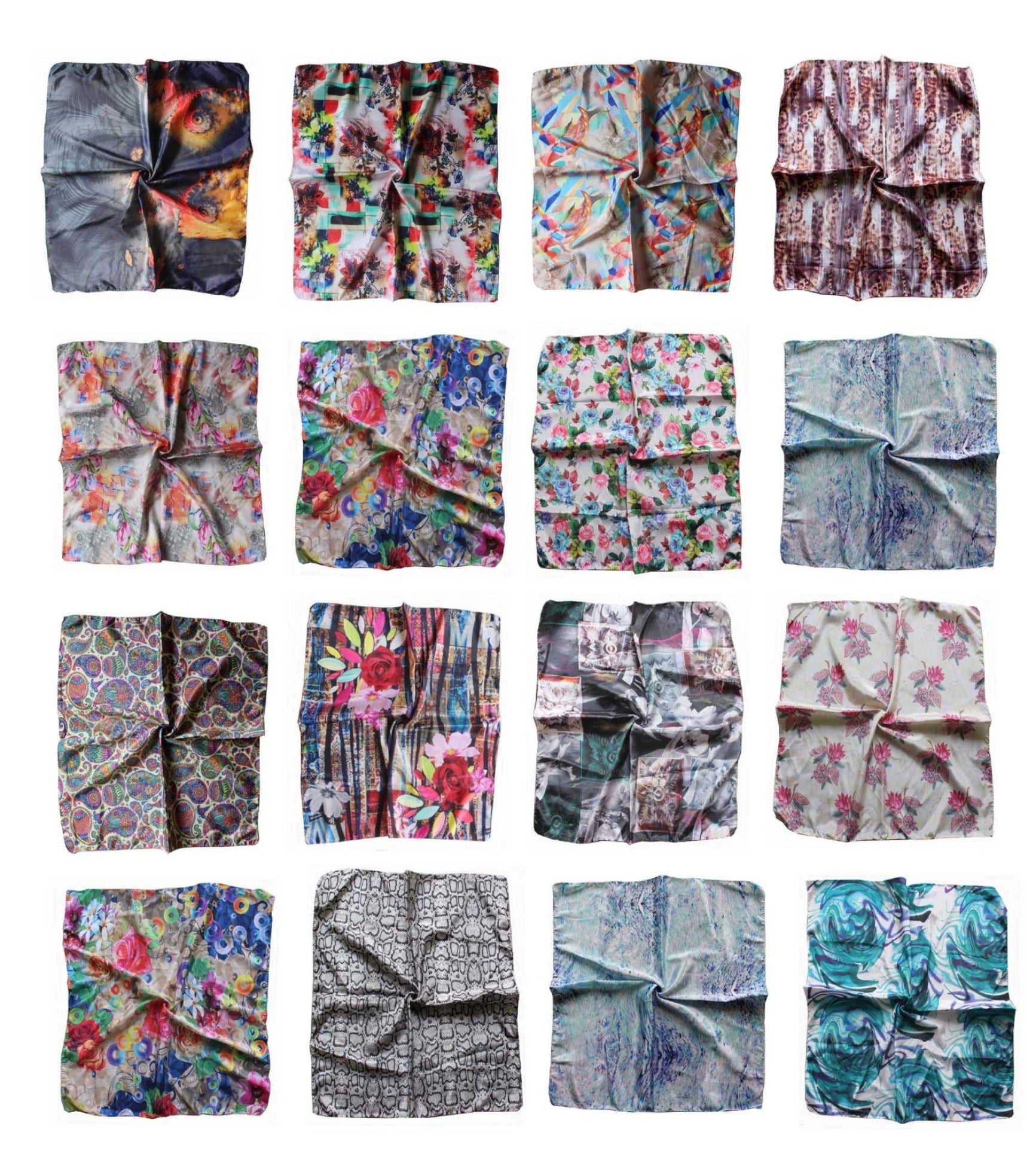 Stylish Silky Square Scarf for Women - Mango Gifts