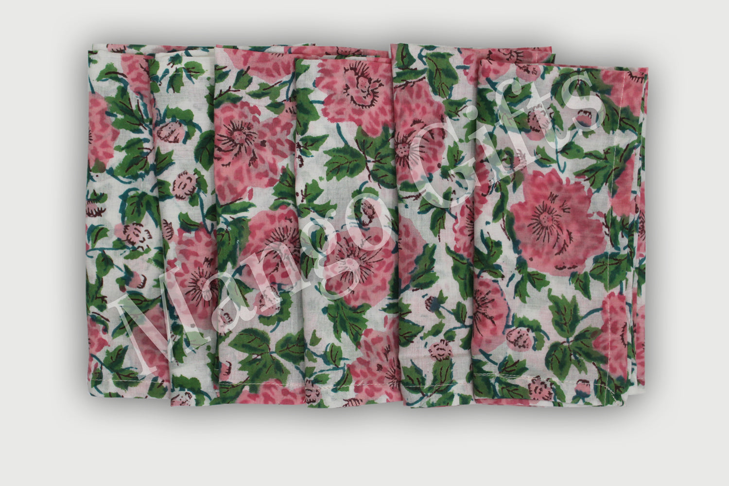 Wholesale Indian Cotton Voile Table Napkins - Assorted Set