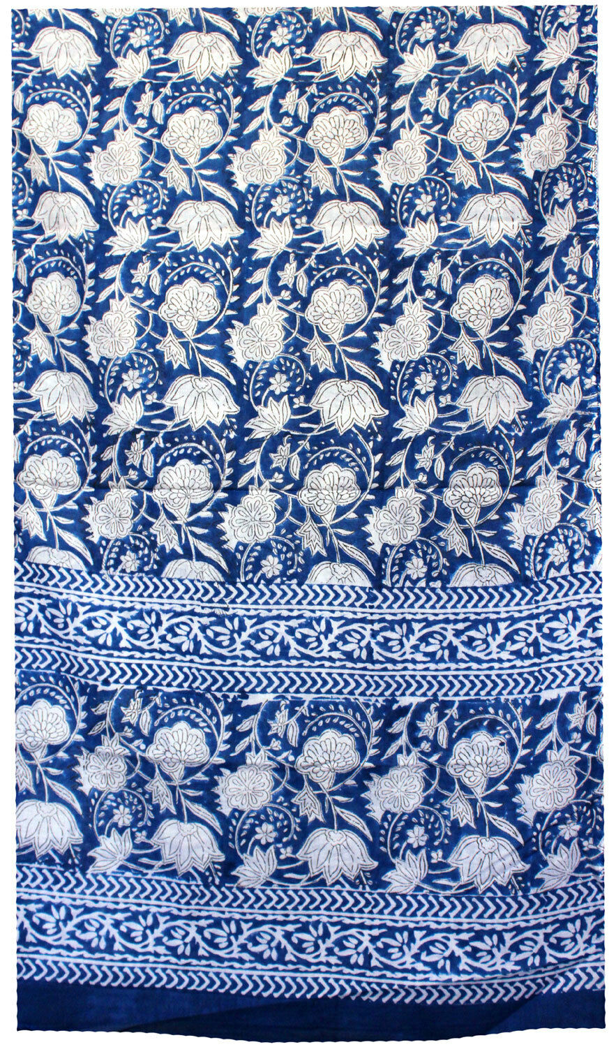 Hand Block Print 100%Cotton Scarf Nech wrap Rectangular Scarf Hijab Dupatta Assorted Colors Designs Wholesale - Mangogiftsstore