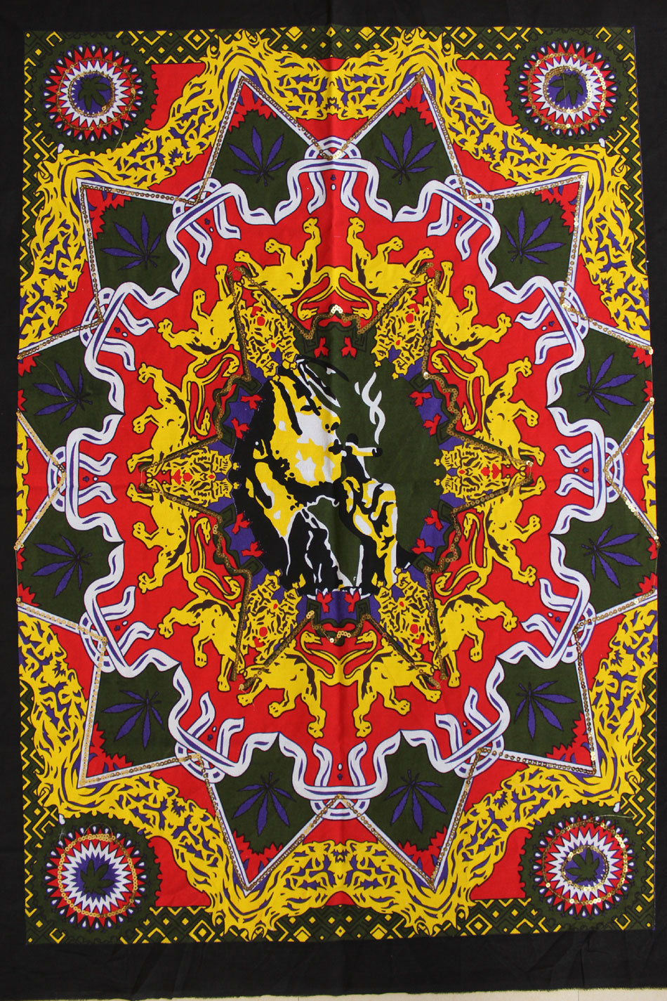 Bob Marley Poster Cloth Wall Hanging Tapestry One Love Hippy Hippie Hendrix Wall Hanging 30 x 40 Inches - Mangogiftsstore