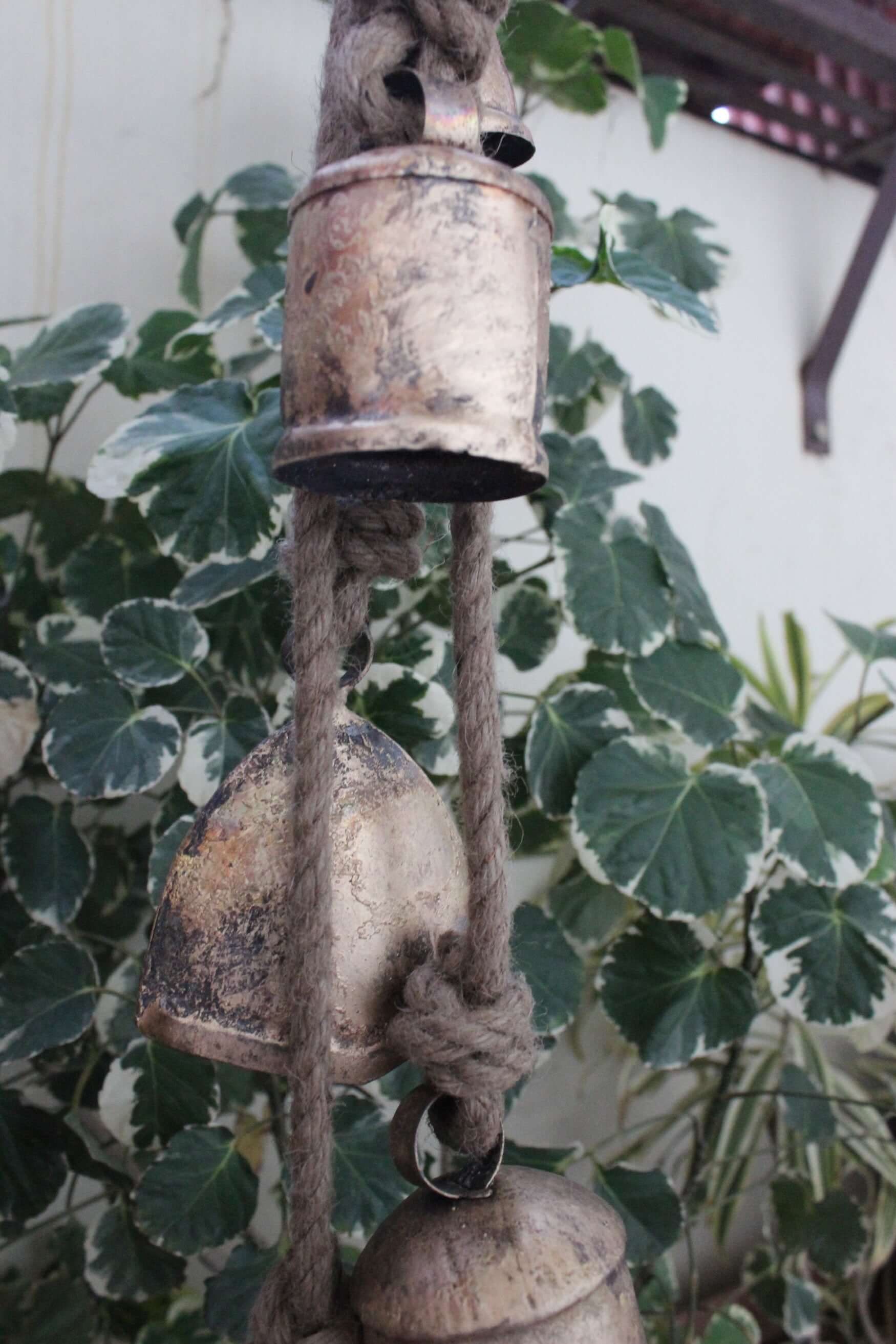 Rustic Cow Bells Wind Chime – Outdoor Garden Decor