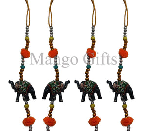 Traditional Indian Elephant Hanging Mobile String Decoration Wholesale - Mangogiftsstore