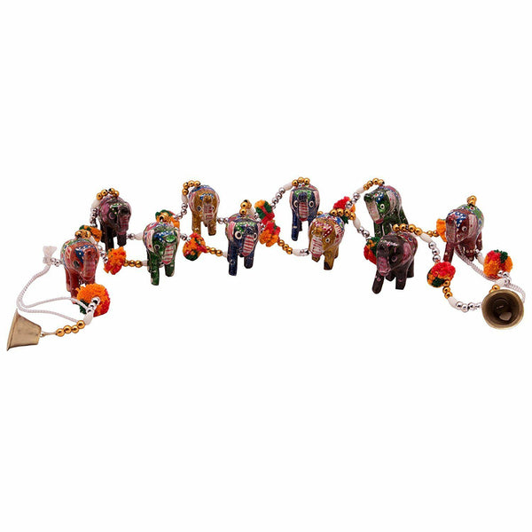 Traditional Indian Elephant Hanging Mobile String Decoration Wholesale - Mangogiftsstore