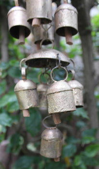 13 Bells Recycled Iron Vintage Windchime Patio Decoration Harmony Bells Chimes Mobiles - Mangogiftsstore