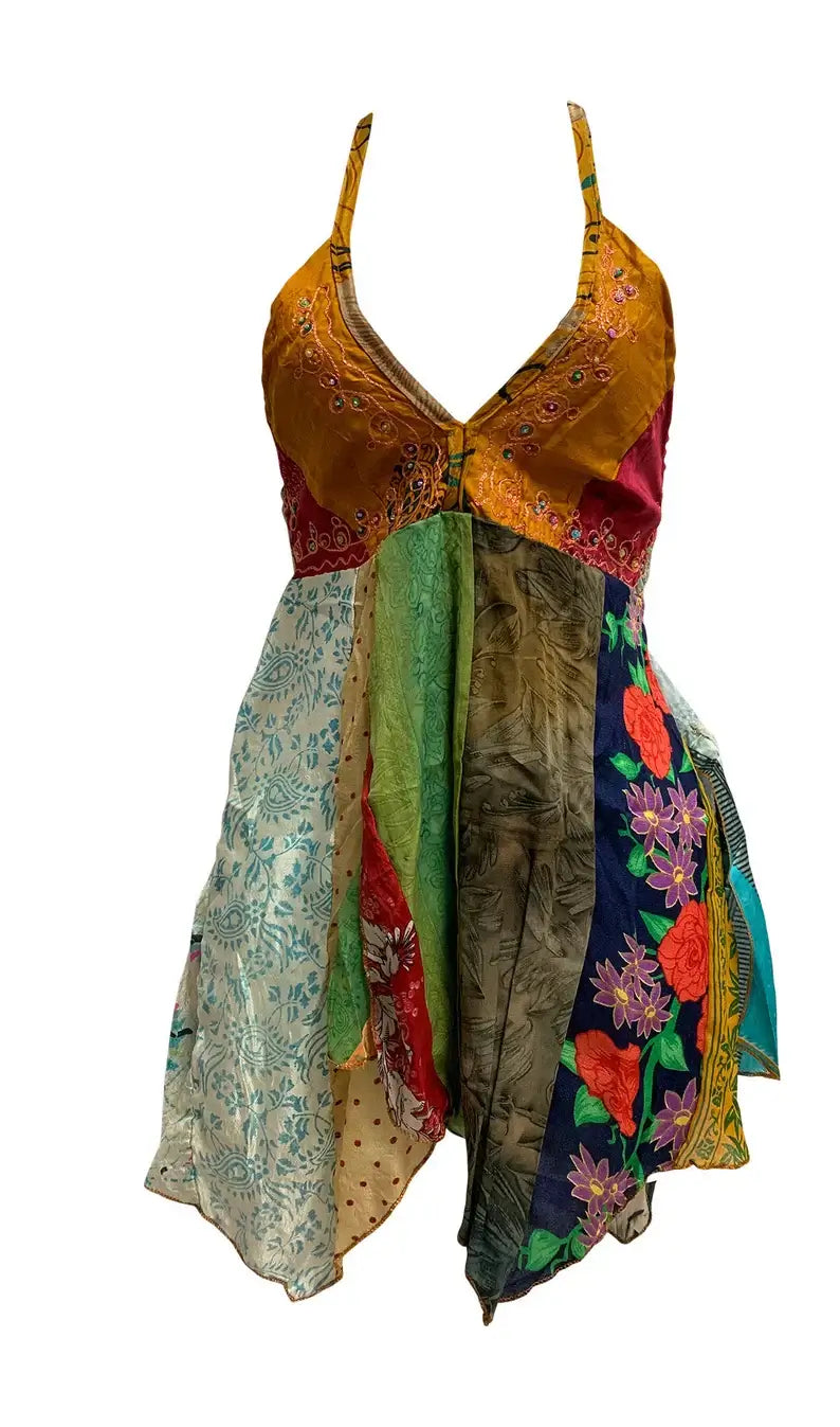 Handmade Patchwork Boho Dress