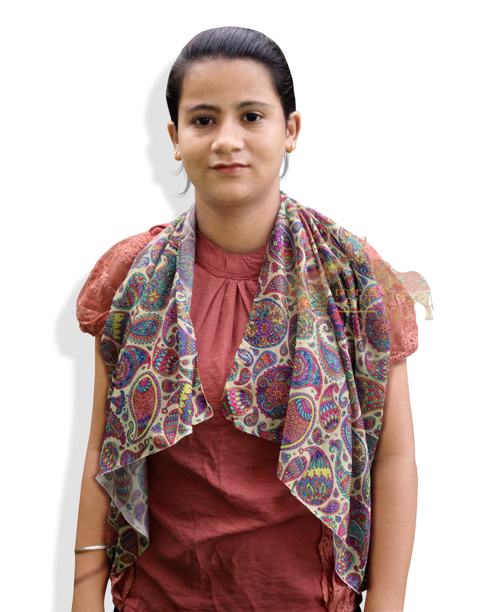 Stylish Silky Square Scarf for Women - Mango Gifts