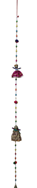 Rajasthani Traditional Indian Puppet Dolls Wall Hanging Mobile String Decoration Wholesale Lot