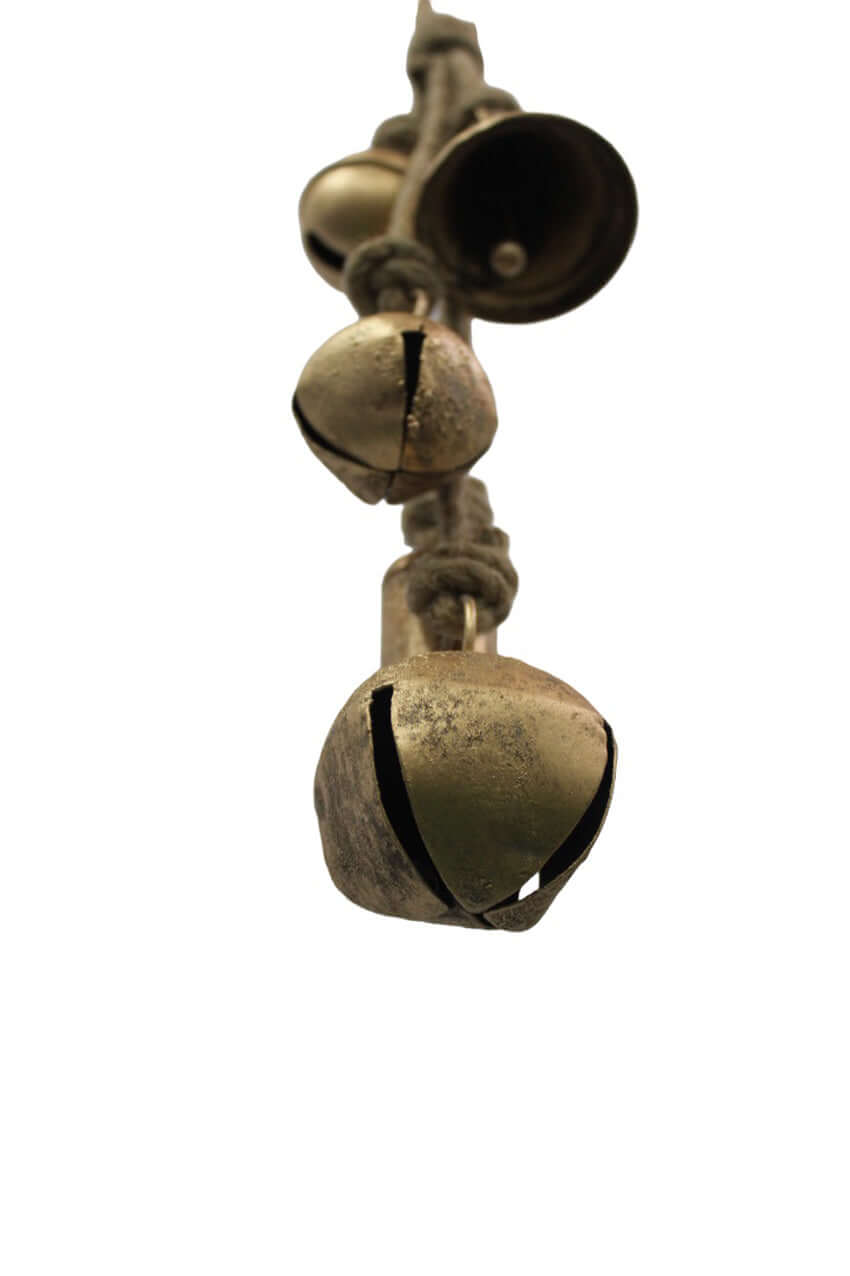 Shabby Chic Rustic Iron Bells Wind Chime for Outdoors