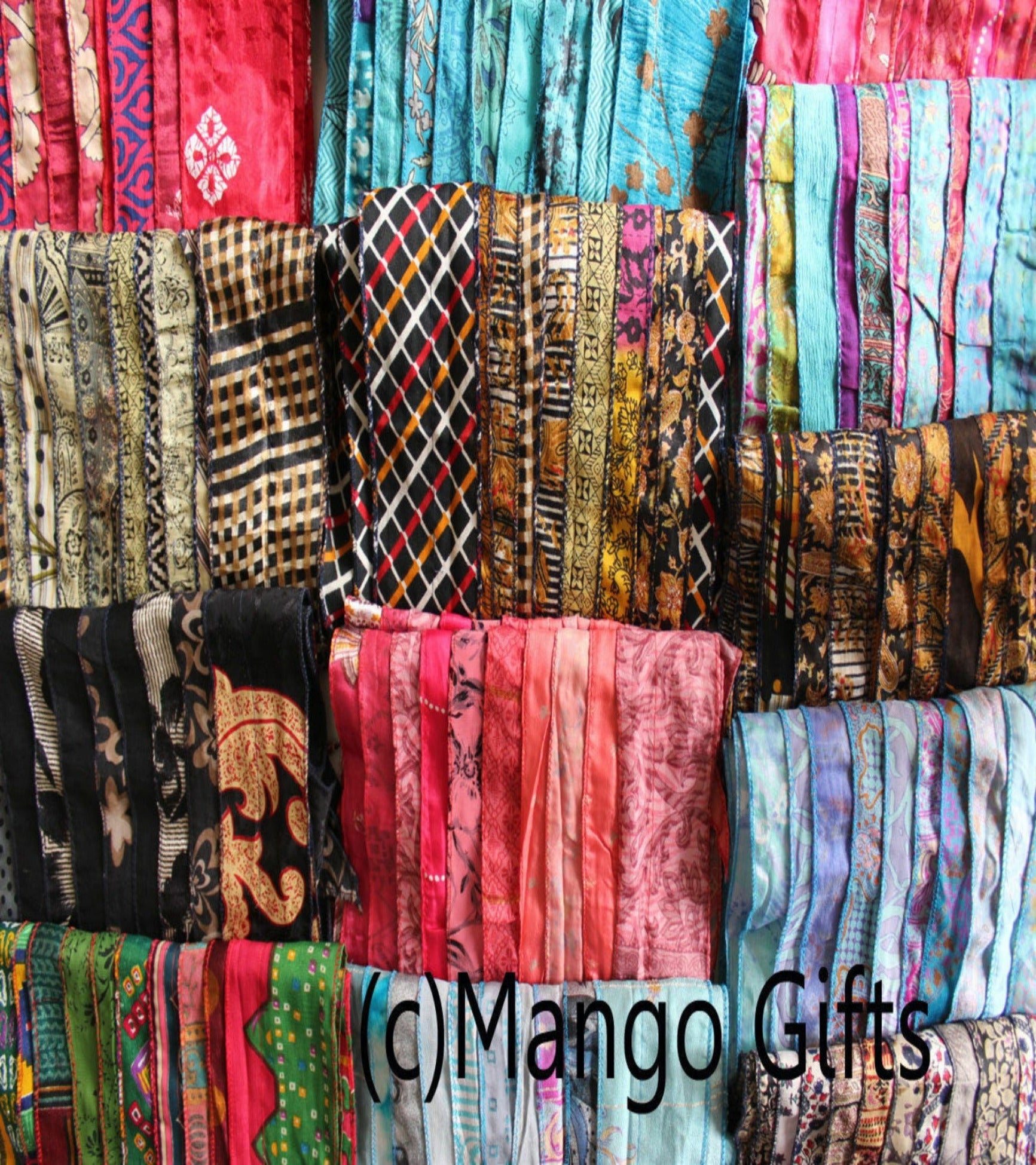 Vintage Silk Indian Sari Scarves Wholesale Magic!