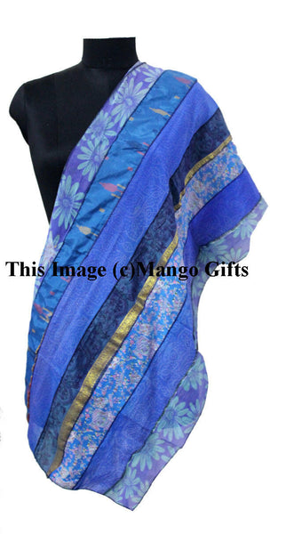 old silk sari scarf