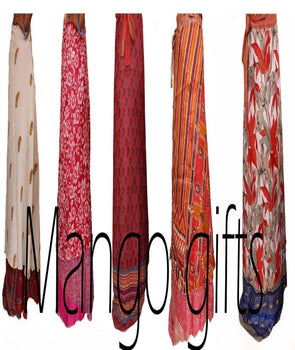 Long Skirts Silk Sari wrap around free shipping