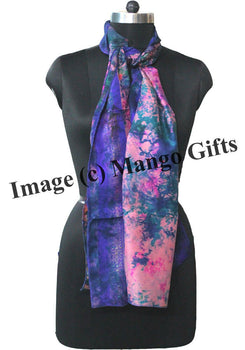 Indian Silk Sari Scarf Tie Dye Scarves Wrap Stole Dupatta Neckwraps Girls Fashion Accessories Wholesale - Mangogiftsstore